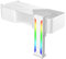 MIWATT DS RGB-Grafikkarten-GPU-Halterung, Einzelsteckplatzkarten, unterstützt Grafikkartenhalter mit 5 V 3-poliger ARGB-LED, eloxiertes Luft- und Raumfahrt-Aluminium (H-Serie)