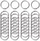 100 Stück Binder Ringe 35mm Buchringe Buchbinderinge Heftringe Karteikarten Ring Metall Lose Blatt Buch Ringe Silber