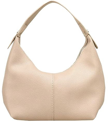 Sac à main pour femme Y2k Fourre-tout sous les bras Sac croissant Sac en cuir végan Hobo Sac à bandoulière mignon sac à main selle portefeuille, beige