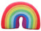 Banziaju 13,7-Zoll-Regenbogen geformt Kissen, dekorative Regenbogen werfen Kissen Kinder Bett Dekoration Kissen gefüllte Plüsch Sofa Stühle werfen Kissen Bett Dekoration Kissen, rot
