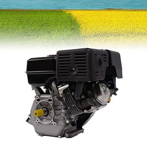 Kaichenyt Motore a benzina a 4 tempi, motore a piantana da 7 kW, singolo cilindro, raffreddato ad aria, motore industriale da 15 CV, applicabile a tosaerba, macchine a pompaggio ecc