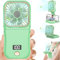 Kouric Hand Held Fans Rechargeable,Portable Handheld Folding Mini Desk Fan,Wireless Small Personal Face Silent,Cool Battery Hand Fans,Fold Away Tiny Cute Fan for Office School Outdoor