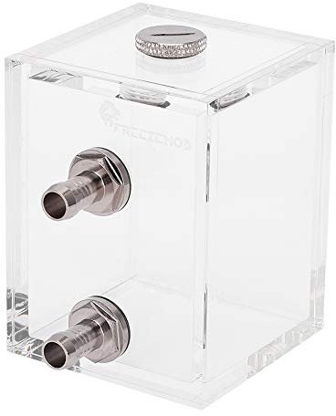 Beufee 200ml Water Cooling, Transparent Acrylic Water Cooling DIY Customization Water Cooled Water Cooling Pump for Pc Cpu Liquid Cooling System