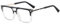 TR90 Brille Rahmen für Männer Frauen Brillen Flattop Square Anti Blue Light Eyewears (black clear frame)