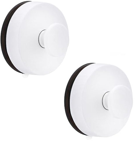 Aweisile Ganchos con Ventosa 2 Piezas Ganchos de Baño con Ventosa Gancho de Ventosa para Baño Ganchos de la Taza de la Succión Ventosa Toalleros de Gancho Ganchos Multiuso Baño Ventosa para Paños