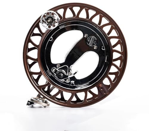 KK-GGL 28 cm Drachenrolle Mit Bremse, Hochleistungs -Kite -Reel -Wickler Mit Metalllager, Kite -String -Spool Mit Schloss Für Drachen Im Freien, Erwachsene Kite Accessoires,Braun