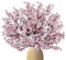 Luabue 6pcs Künstliche Blumen Gypsophila Künstlich Seidenblumen Schleierkraut Künstlich Rosa Artificial Blumen für Home Decor Tisch Hochzeit Party Dekoration (Rosa)