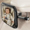 SURFOU Espejo para Auto Bebé, 360° Giratorio Ajustable, 100% Irrompible, Vista Cristalina, Seguridad Accesorios, Sujeción Clip de Gancho, Antivibración, Retrovisor para Asiento Trasero de Coche