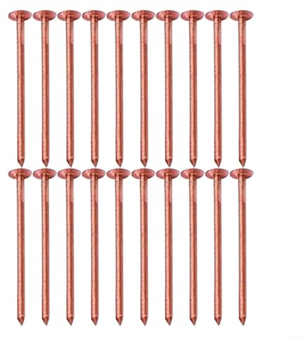 GLFLOW Tree Killer Nails Copper Tree Stump Killer Nails Root Removal Spikes Hardware Fast Acting Non Disturbing Solution For Garden Woodworking Projects(A)