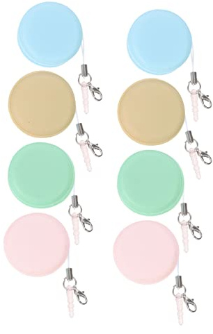 Beaupretty 8pcs Portable Screen Wipes and Glasses Cleaner Kit Keychain, Microfiber Eyeglass and Phone Lens Cleaning Wipes for Travel and Daily Use