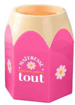 STC Pot a Crayon Forme Crayon maitresse Merci pour Tout
