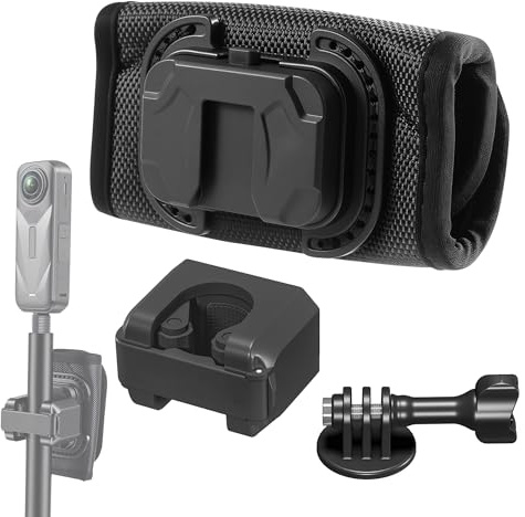 Selfie-Stick Holster Mount für Insta360/DJI/Gopro Action Kamera, Schnellfreisetzung Rucksack Clip Selfie-Stick-Halterung für X4 Air/X5/Go Ultra/Ace Pro 2/Osmo Nano/360/Action 6/5 Pro/Max 2/Hero 13/12