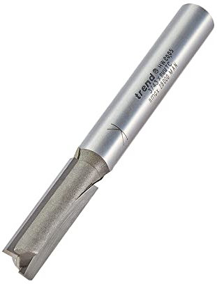Trend Professioneller Zweischneidiger Fräser, 8 mm Schaft, 8 mm Schnittdurchmesser, 25 mm Schnittlänge, Hartmetallbestückt, 3/43X8MMTC