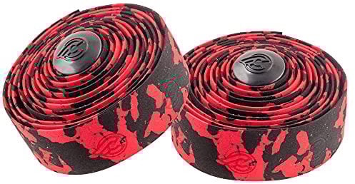 Cinelli Herren Macro Makro Splash Bar Tape – Weiß, rot/schwarz, Einheitsgröße