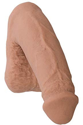 Doc Johnson - Pack It - Prosthetic Flaccid Penis - Realistic Size and Feel - Lite (110 g) - Caramel