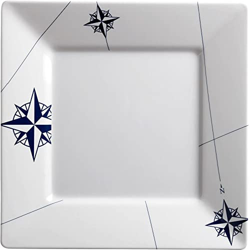 Marine Business - NORTHWIND - PLATO MELAMINA LLANO CUADRADO, 6 PC