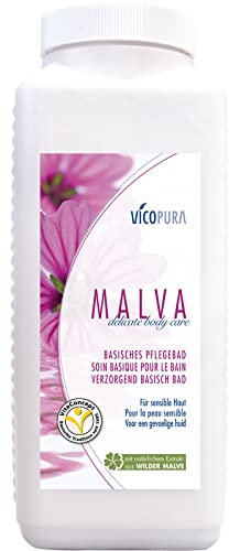 VICOPURA Basenbad ALCADERM SENSITIV sensitiv, Pflegebad für trockene, schuppige, irritierte Haut, mit Malvenextrakt, ohne Duftstoffe, 1.200g