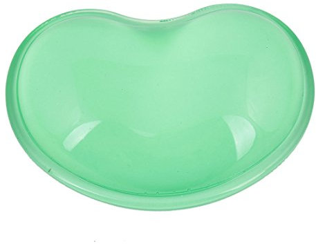 Transparent Grün, in Herzform, mit Gel Handballenauflage, Computer, Notebook-Maus de