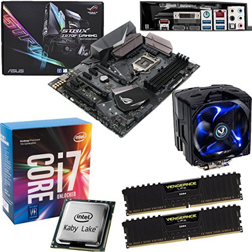 Components4All INTEL Kaby Lake Core i7 7700K OC 5.0Ghz CPU, ASUS ROG Strix Z270F Gaming Motherboard & 8GB 3000Mhz Corsair DDR4 RAM & Sapphire Vapor-X Cooler OVERCLOCKED Pre-Built Bundle