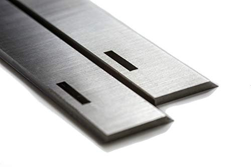 Xcalibur Tooling Planer Blades Compatible with Dewalt DW50 Type 2 Slotted HSS Planer Knives 1 Pair 260 x 25 x 3 mm