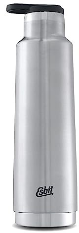 Esbit Isolierflasche Pictor - Edelstahl Thermoflasche 750 ml - mit Loop Verschluss