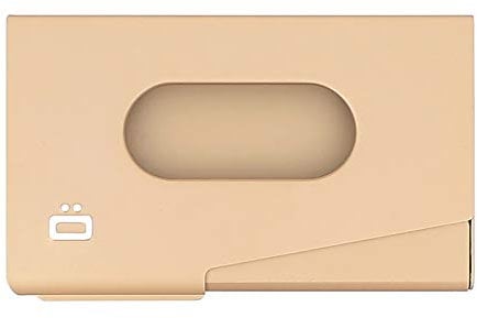 ÖGON Smart Wallets Porte-Cartes de Visite en Aluminium, capacité de 15 Cartes de Visite, modèle One Touch