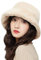 ITODA Wintermütze Damen Fischerhut Kunstfell Damenmütze Winter Fischermütze Mädchen Winterhut Weich Warm Eimerhut Flauschig Kunstfellmütze Windschutz Freizeitmütze Modern Pelzmütze Outdoor Freizeit