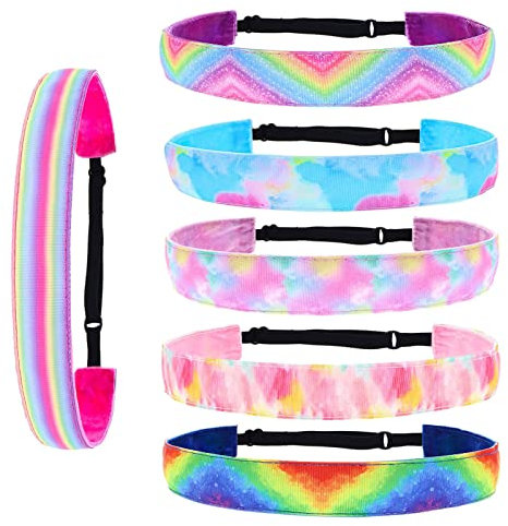 Haarbänder Mädchen, 6 Stück Mädchen Stirnbänder, Mädchen Dehnbare Stirnbänder für Teenager Kinder Party Begünstigt Geschenk, Süßes Haar Accessoires (6 Style)
