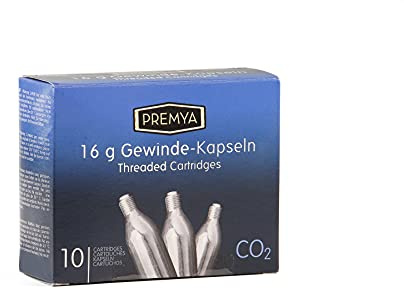 10 Stück Co2 Kapseln 16 g mit Gewinde