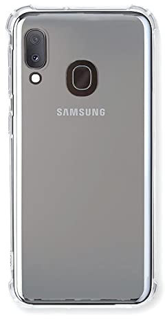 QUITECO Coque pour Samsung Galaxy A20e, Housse Protection Souple Silicone TPU avec Coins Renforcés, Transparente