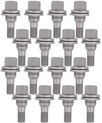 Boulon de roue M12x1.25,Fixation de roue,Fixation de jante,Taille conique SW17,Essieu arrière,Essieu avant,Argenté,Pour C4 Grand Picasso Cactus Coupe C3 C5 C2 C6 DS3 DS 4 Berlingo C-Elysee