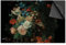 Induktionsschutz von Dietrix® - SCHUTZMATTE Blumenstrauß Schwarz 59 x 52cm mit Stil für INDUKTIONSKOCHFELD/Induktionsherd, CERANFELD/Ceranherd und Herdabdeckplatte mit Druck/Motiv