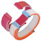ANNEFIT 2Pcs Correas de Nylon para Reloj, 20mm Bandas Deportivas Ajustables y Transpirables para Hombre Mujer (Rojo y Blanco)