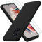 Oureidoo Hülle kompatibel mit Xiaomi Redmi Note 12 4G, mit 3 Stück Panzer Schutz Glas, Handyhülle für Xiaomi Redmi Note 12 4G Silikon gummiert, Handy Case in Schwarz