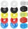 Smallterm 200Pcs Disposable Microphone Cover,Handheld Microphone Windscreen for KTV Recording Studio Karaoke(Mixed Colors)