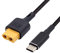 NFHK USB-C Charger Cord SC100 Protocol XT60 to Type-C Fast Charging Cable for RC Lipo Battery Quadcopter Multicopter Aeromodelling 50CM
