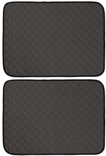 minkissy 2 STK Haustier-Pads Hundeurinmatte Welpen Pads Wurf waschbare Teppiche Hündchen-PIPI-Pads für drinnen Pet Pee Pads Hunde-PIPI-Pads der Hund Urin-Pad Matratze Hund PIPI Pad