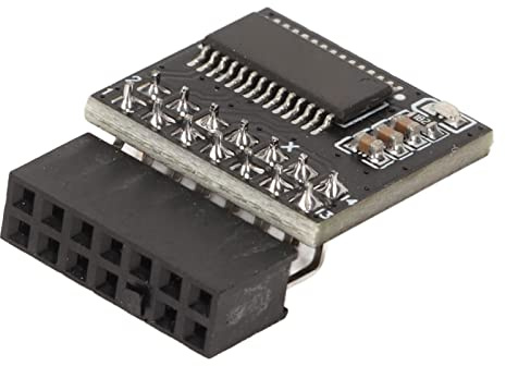 GOWENIC TPM 2.0 Modul, 2 X 7P, 14 polig, 2 Mm Abstand, Sichere Stabile Leistung, Systemschutz, für 11 Motherboards, Sichere Speicherung