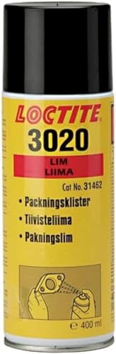 LOCTITE MR 3020 400ML SPRAY: Gummi, Metall, Papier, Kork - Flüssigkleber in Sprühdose - Klar - Anti-Quietschmittel für Bremsen - Schnelltrocknend
