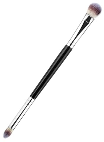Eyeshadow Brush Eye Makeup Brush Professional Blending Eyeshadow Makeup Brushes for Concealer Eyebrows Eyeliner Soft Hairs Makeup Tool (Black-EB02)