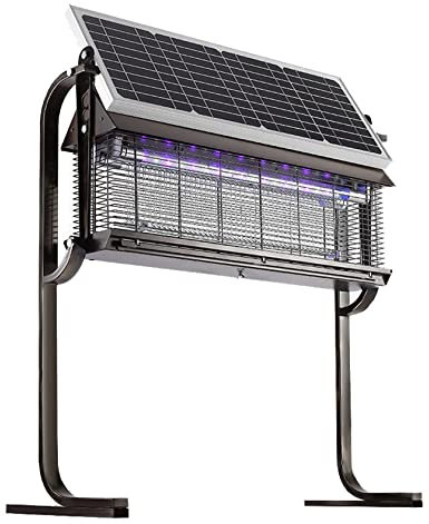 3500V Solar UV Insektenvernichter, 2 IN 1 Moskito Zapper Elektrisch Mit Ständer,Solarladung,10000MAH Lithiumbatterie,IPX4,Unabhängiger Schalter, Tagsüber Verfügbar,500m²,TMS205