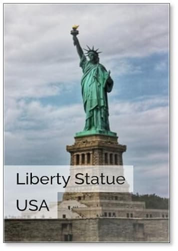Liberty Statue O Lady Liberty O Ellis Island Landschaft, Kühlschrankmagnet