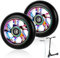 100mm Scooter Rollen Ersatzräder Pro Scooter Neo Rädern - mit ABEC-9 Lager 100 x 24mm Reifen Kick Roller Räder kompatibel für meisten Stuntscooter und Kickscooter