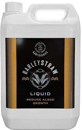 Barley Straw Extract for Lakes & Ponds 5L | Prevent and remove weed and algae, improve water clarity, all natural organic pond treatment