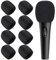 8 Pack Foam Mic Cover, Microphone Foam Cover, Thick Handheld Microphone Windscreen, Blocks Out Plosives Microphone Pop Foam Mic Filter for Wireless Microphones KTV Stage Device Performance