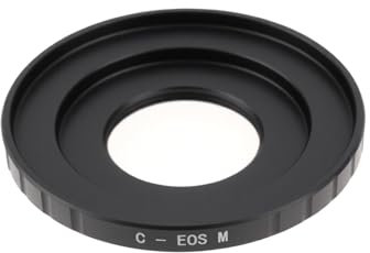 Briny River Camera C-EOS M Adapter Ring, Cinema C to EOS M Camera Mount Adapter Compatible with Canon M2 M3 M10