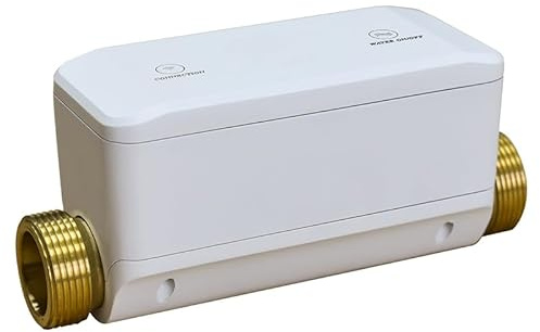 Haozee WLAN-Smart-Wasserventil und automatische Wasserabschaltung, intelligentes Magnetventil, Wasserleckdetektor-Fernbedienung für Rohre mit DN20-Durchmesser 3/4 Zoll