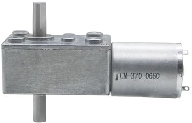 Shupiquant Dc Motor,Motor,Elektromotor Doppelwelle 12V. DC Elektromotor 2. 4V DC. Motor 6V Schneckengetriebemotor(30rpm,12V)
