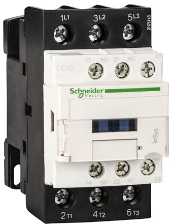 Schneider Electric TeSys D Leistungsschütz / 380 V ac Spule, 3 -polig 1 Öffner + 1 Schließer / 32 A, Umkehrend