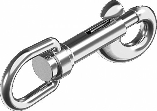 ARBO-INOX Karabiner Wirbelkarabiner Edelstahl A4 120mm